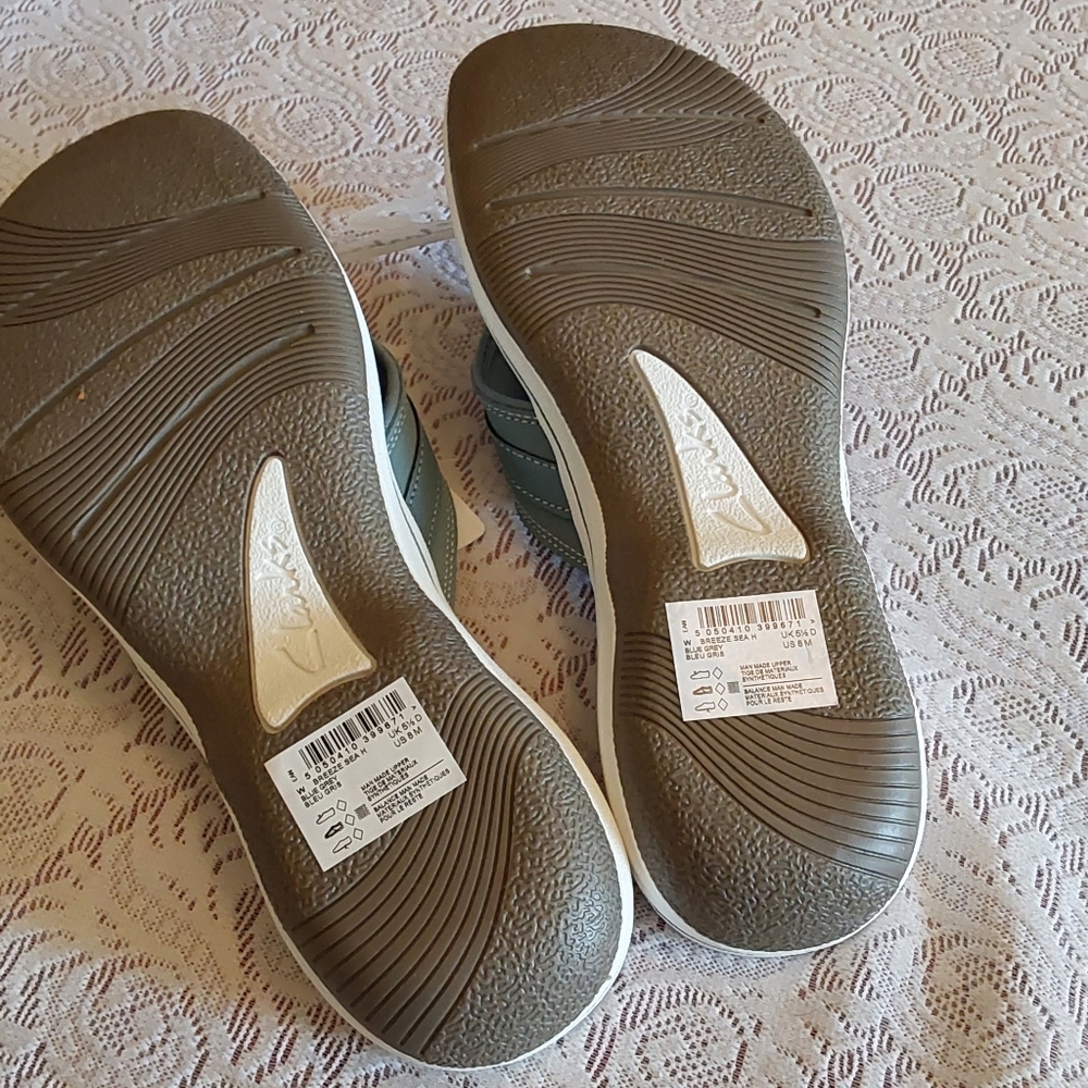 🌺 NWT Clarks Cloudsteppers Slip-on Sandals - Picture 8 of 10